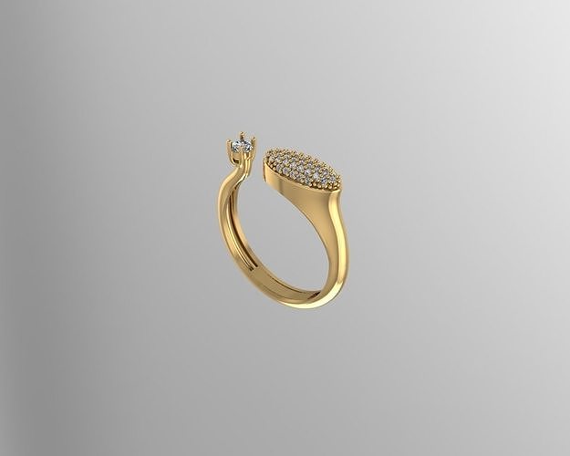 Ring Gold  3D print model