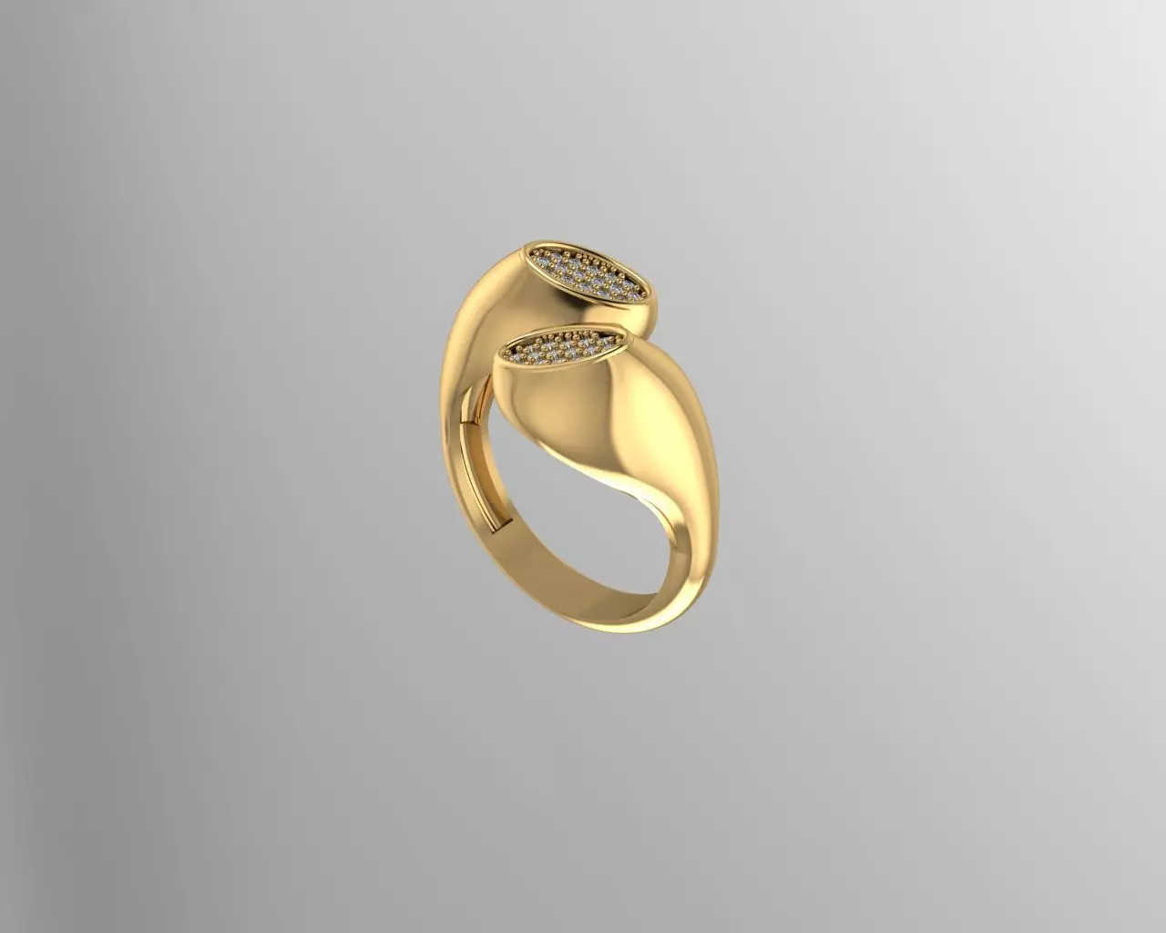 Ring Gold  3D print model_0