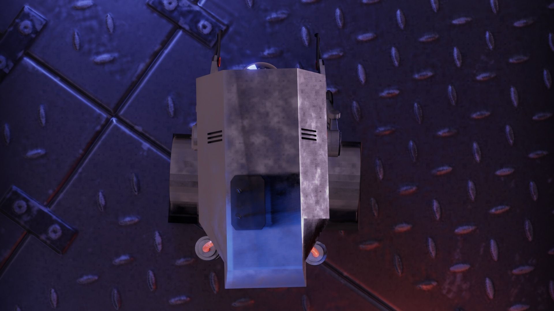 Sci-Fi Robot 3D Model Low-poly 3D model_6