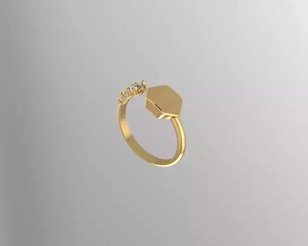 Ring Gold 3D print model