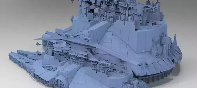 Jupiter Spaceship Towers Kit bash 2 