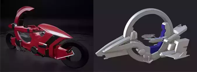 Yu-Gi-Oh 5Ds D Wheel Duel Runner   Yusei Go   Wheel of Fortune 3D model