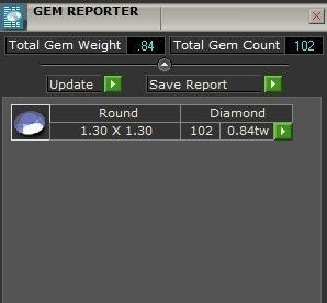 2-Row brilliant Ring 1483 3D print model 3D print model_8