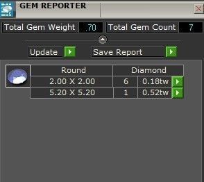 Floral diamond ring with brilliant stones 1484 3D print model 3D print model_8