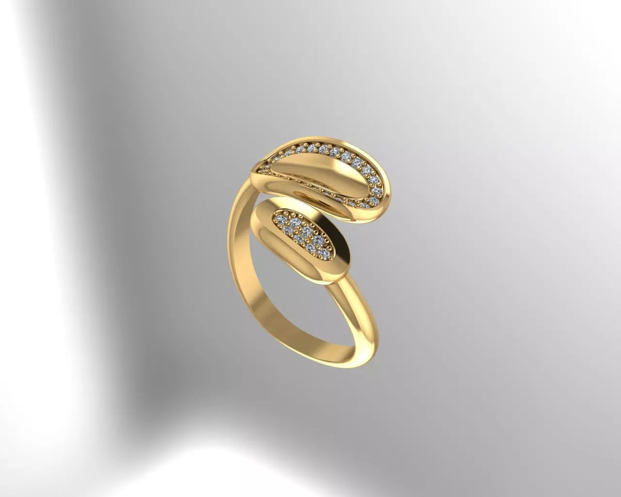 Ring Gold  3D print model_0