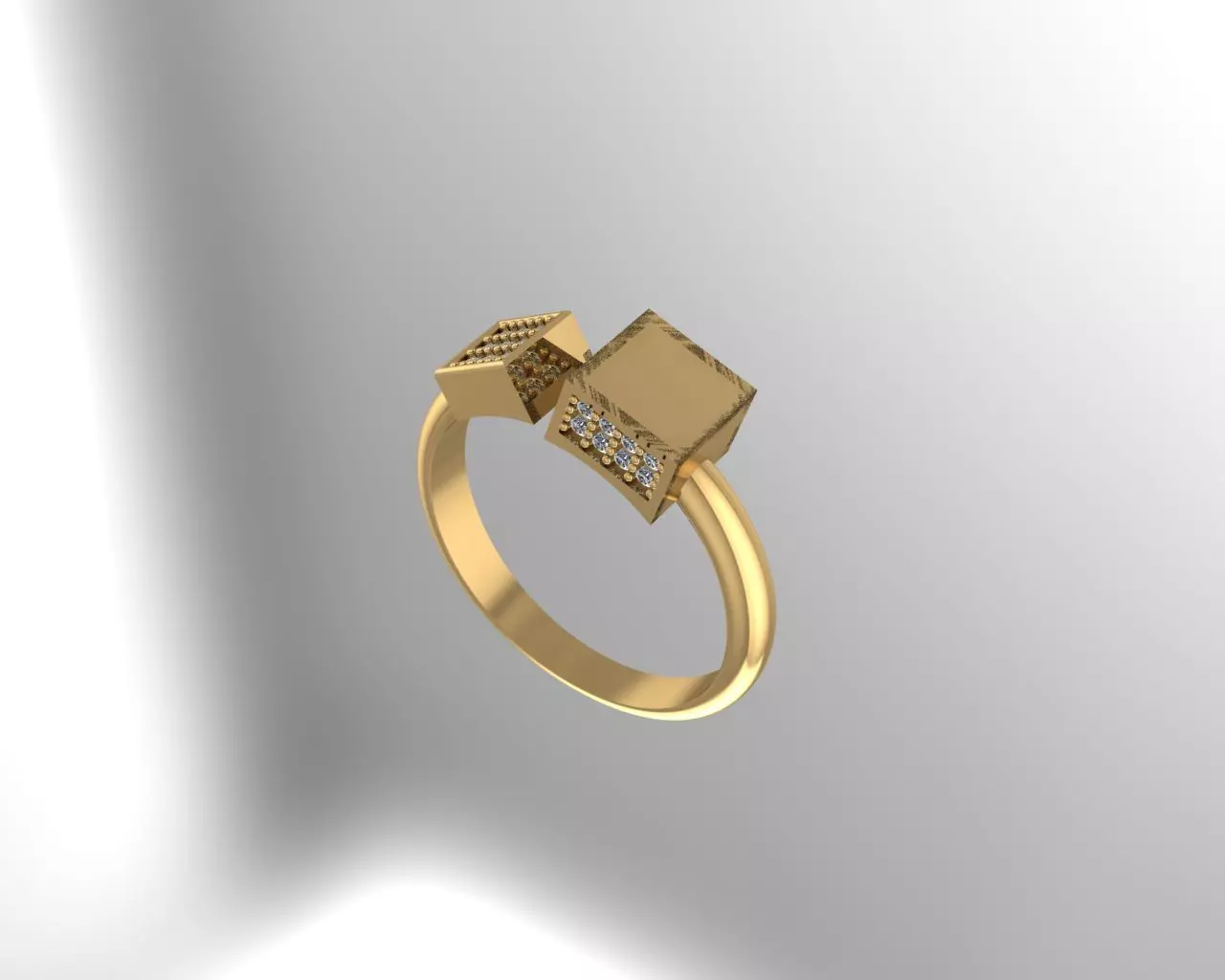 Ring Gold 3D print model_0