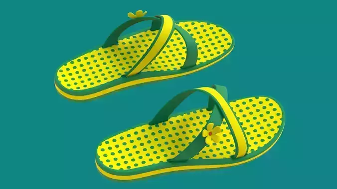 Beach Slippers model