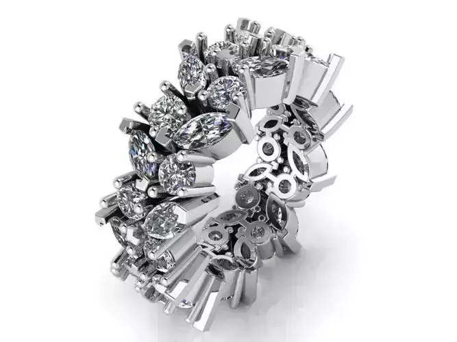 Openning sun Brilliant ring 1488 3D print model