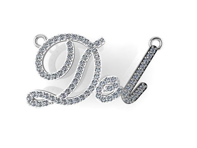Pendant for nice girls 1490 3D print model 3D print model