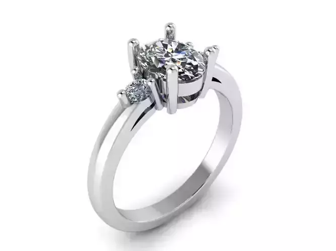 Diamond ring 1492 3D print model