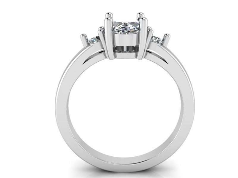 Diamond ring 1492 3D print model 3D print model_2