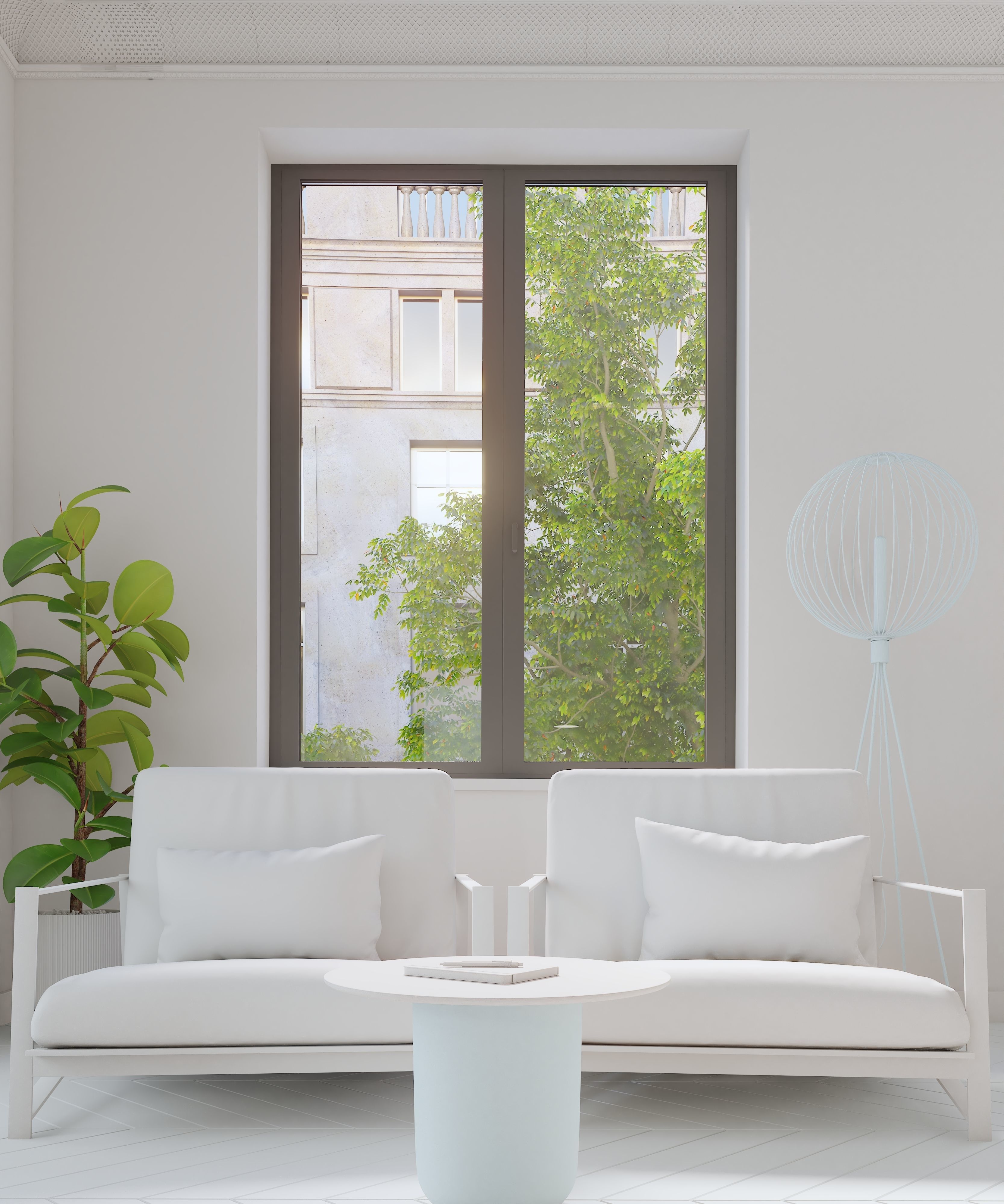 Office interior 3D model_6