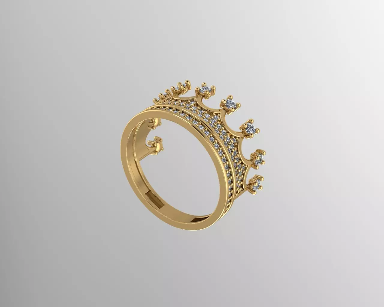 Ring Gold 3D print model_0