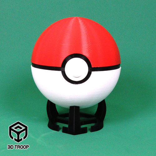 AUTOMATIC POKEBALL Free 3D print model