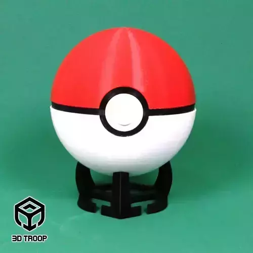 AUTOMATIC POKEBALL Free 3D print model