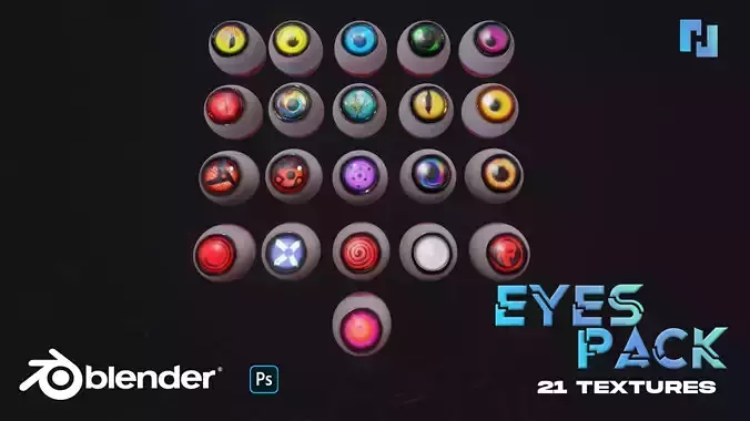 EYE PACK  Free low-poly 3D model