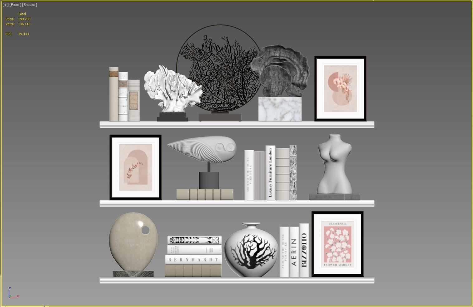 Decor Set 156 3D model_5