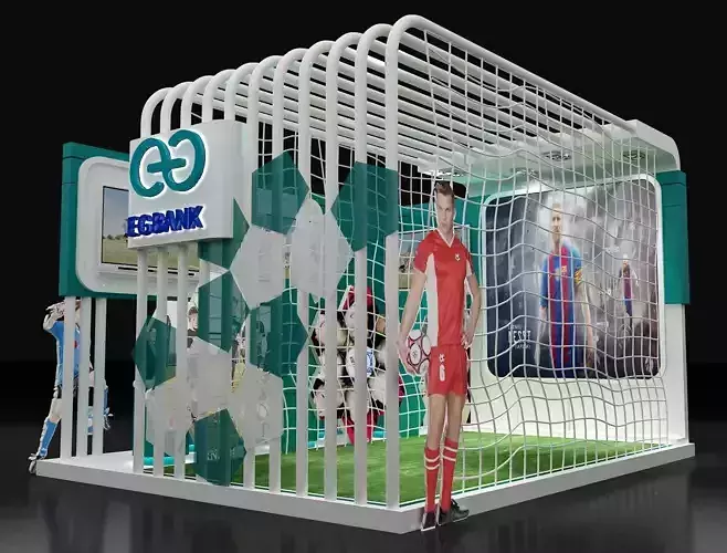 Booth Exhibition Stand a101 3D model