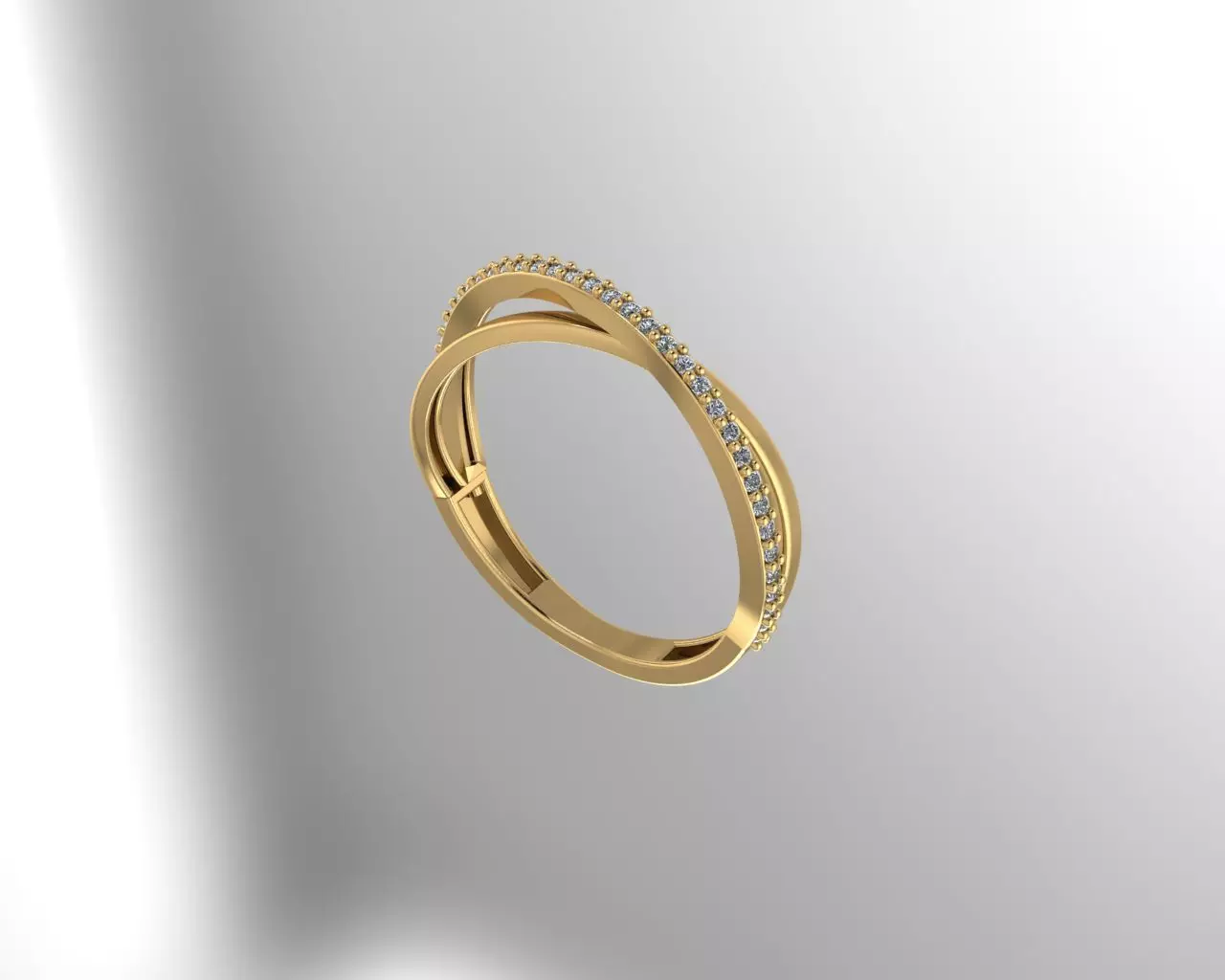 Ring Gold 3D print model_0