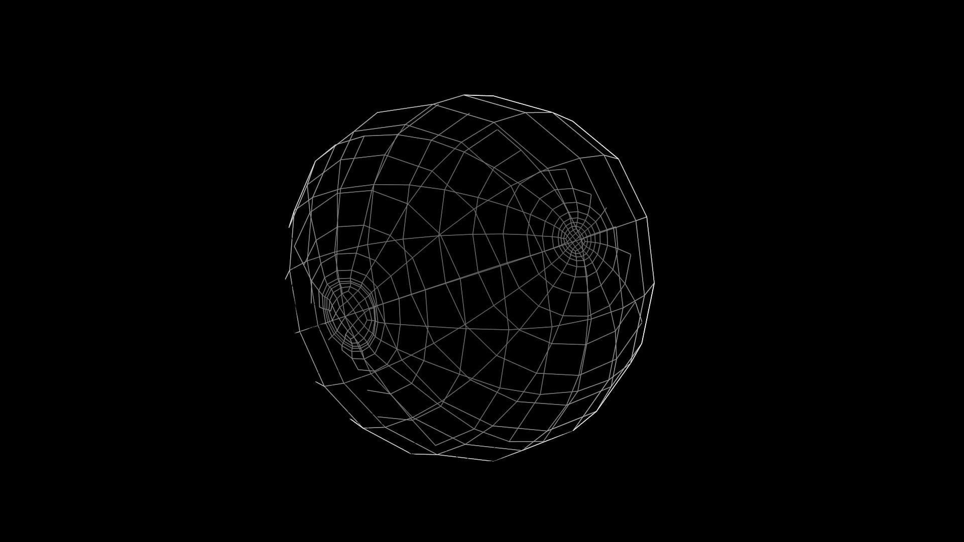 Kiwi fruit Low-poly 3D model_8