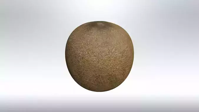 Kiwi fruit Low-poly 3D model