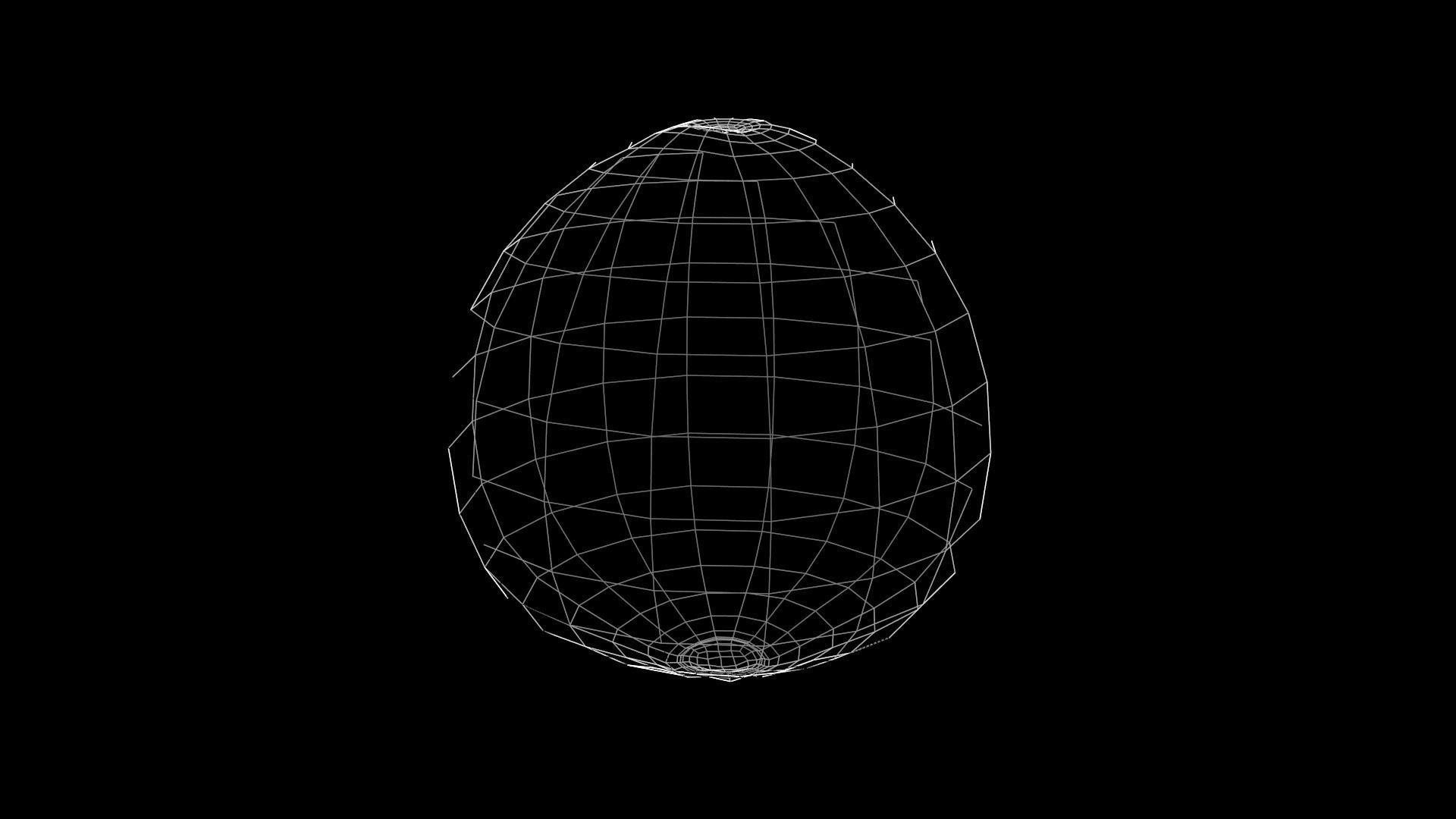 Kiwi fruit Low-poly 3D model_4