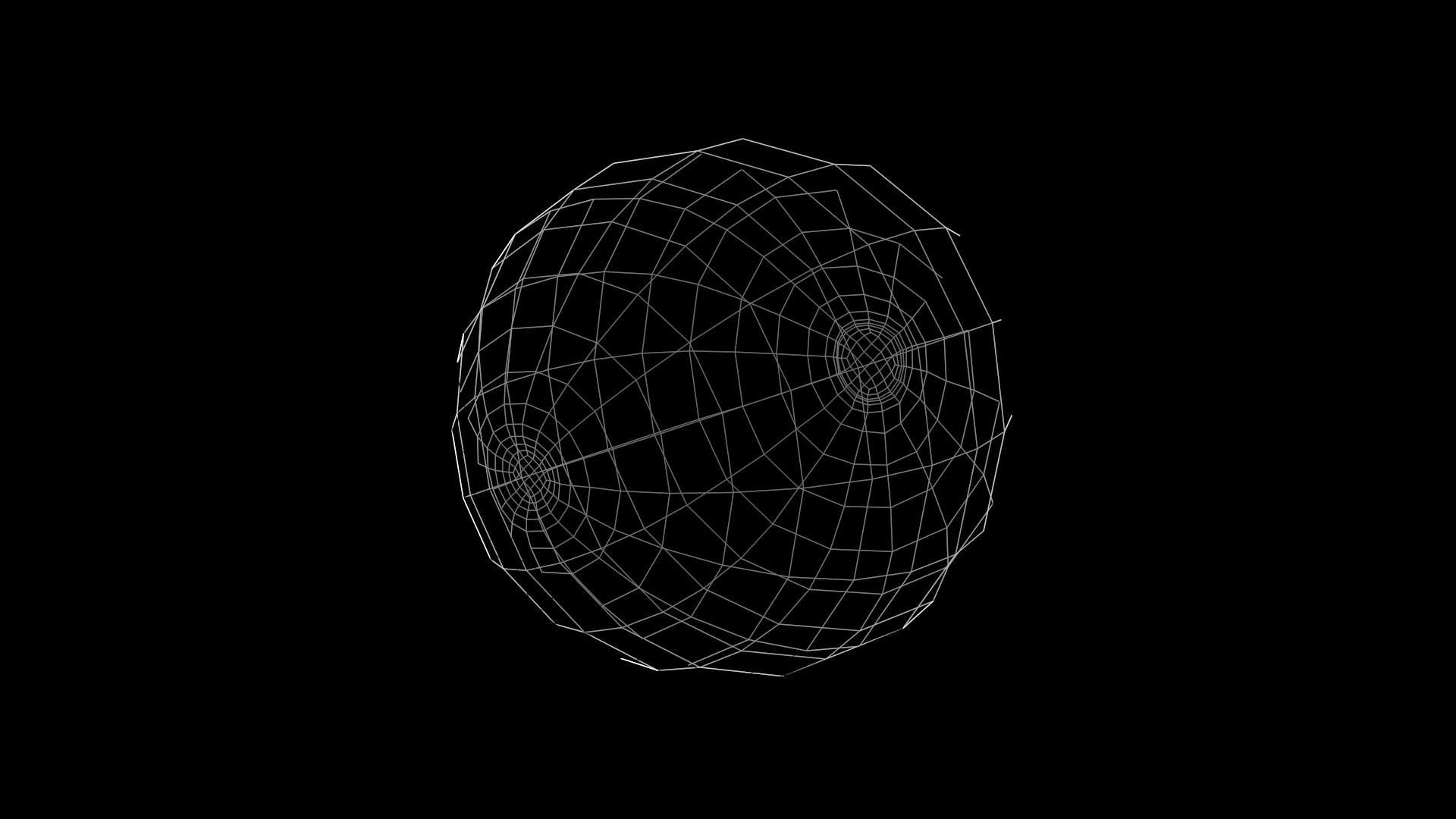Kiwi fruit Low-poly 3D model_5