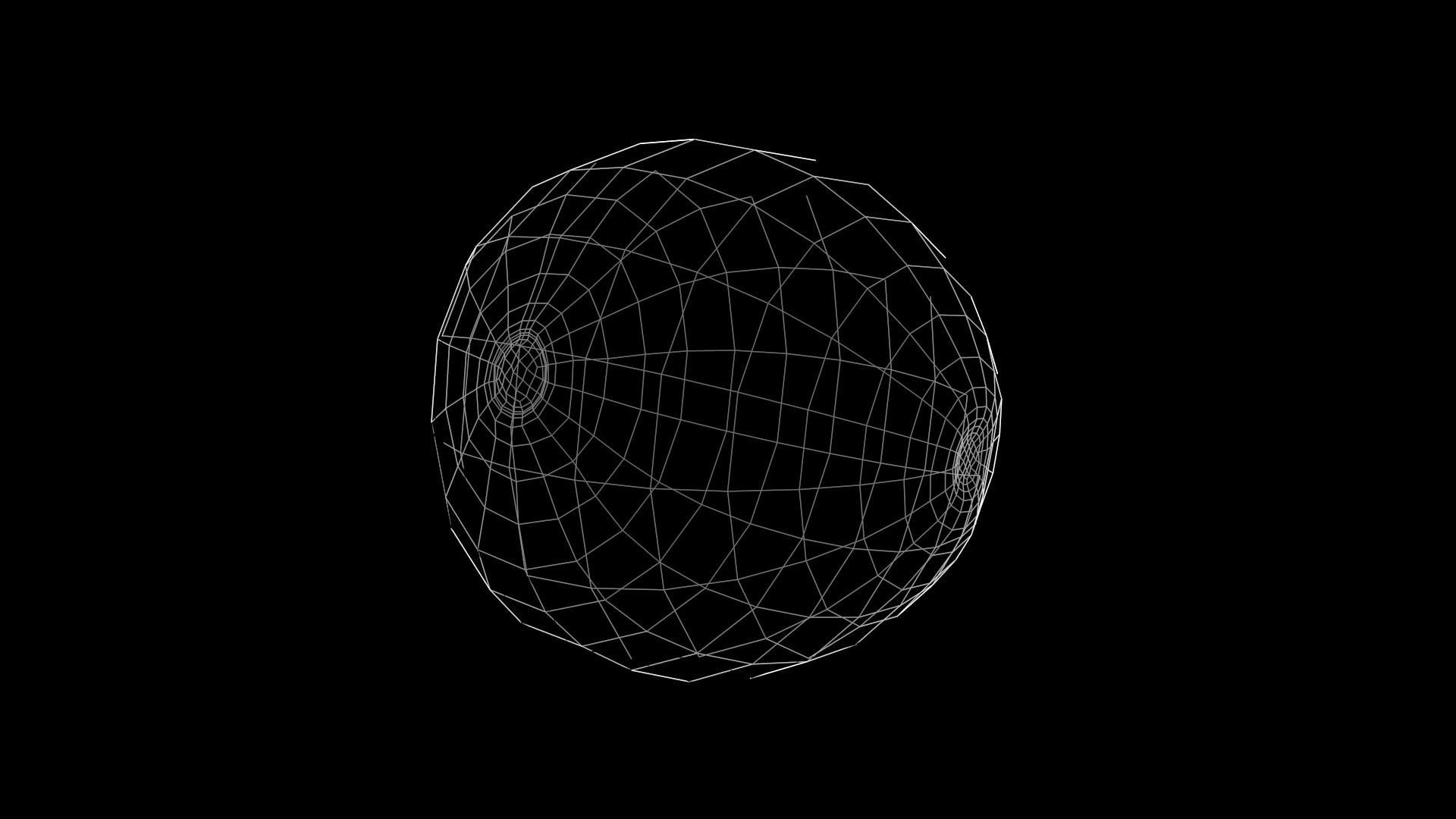 Kiwi fruit Low-poly 3D model_7