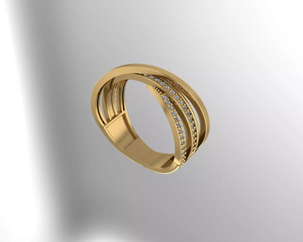 Ring Gold 3D print model_0