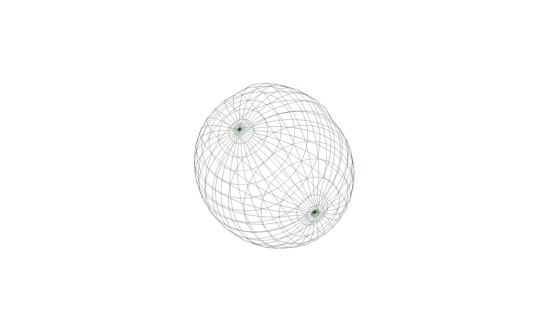 Lemon fruit Low-poly 3D model_6
