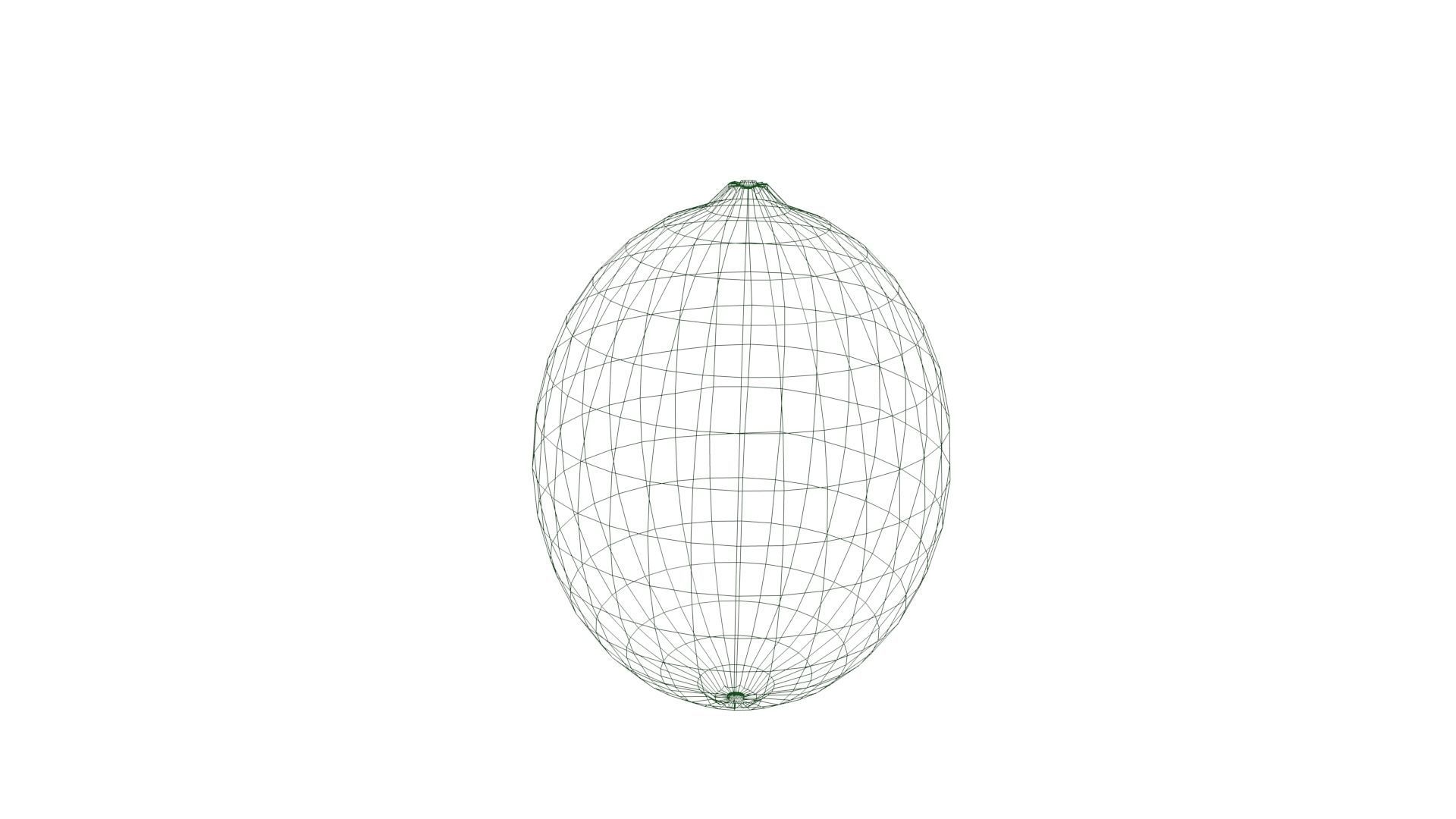 Lemon fruit Low-poly 3D model_5