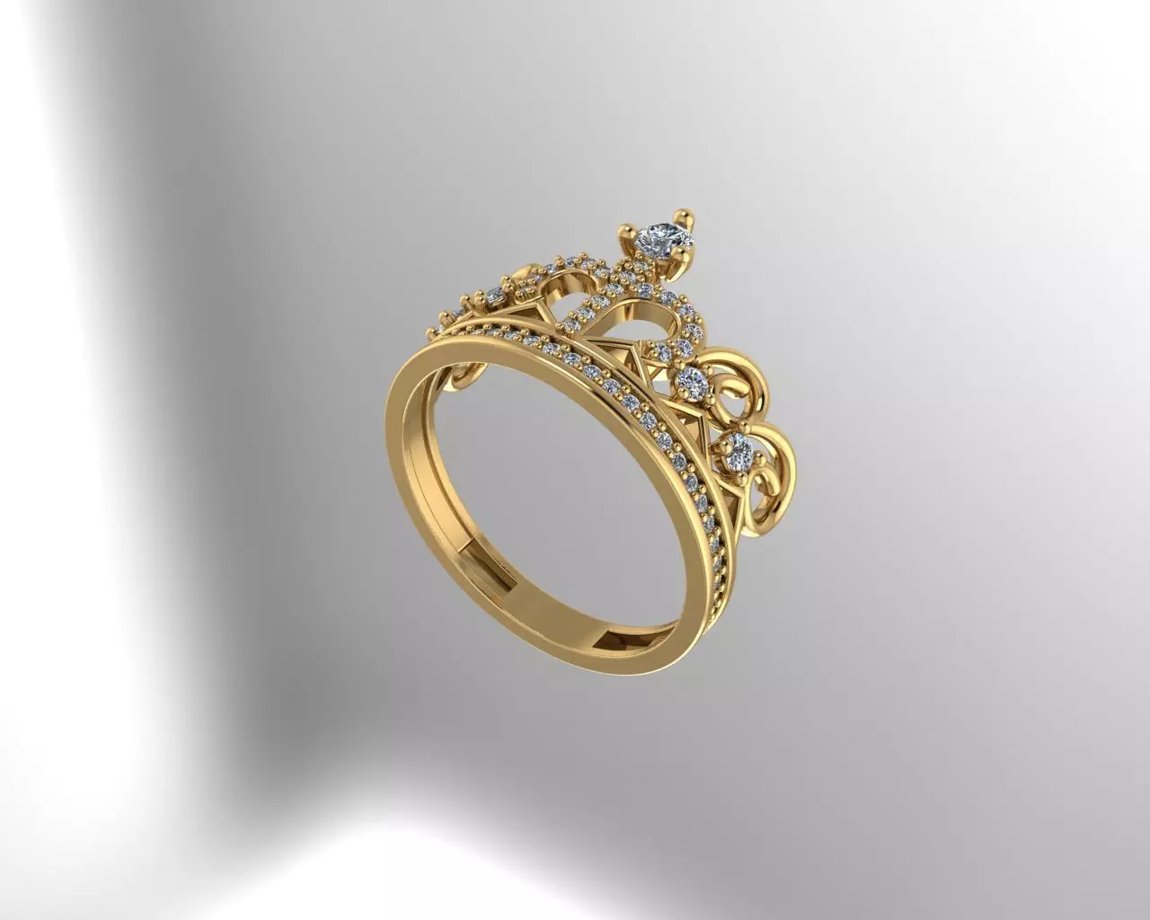 Ring Gold 3D print model_0
