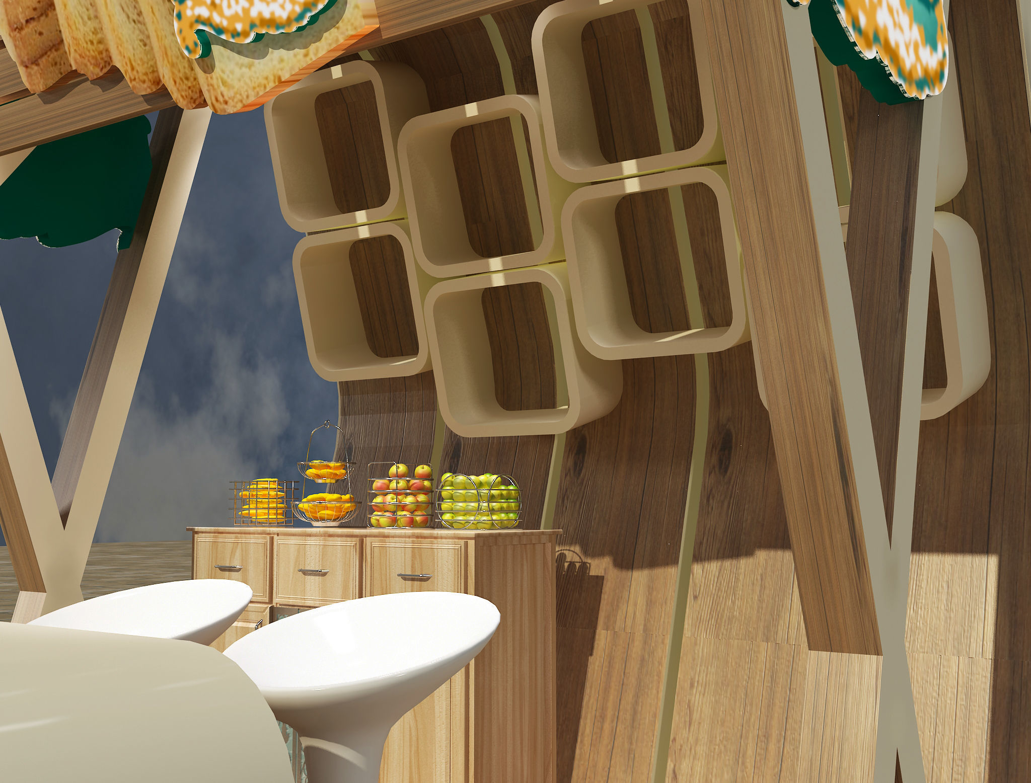 Booth Exhibition Stand a 102b 3D model_10