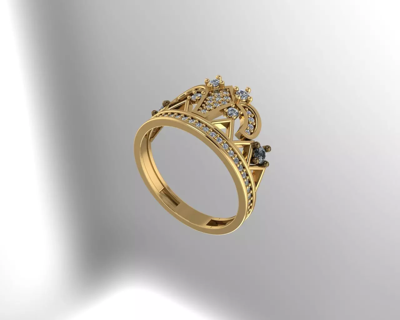 Ring Gold 3D print model_0