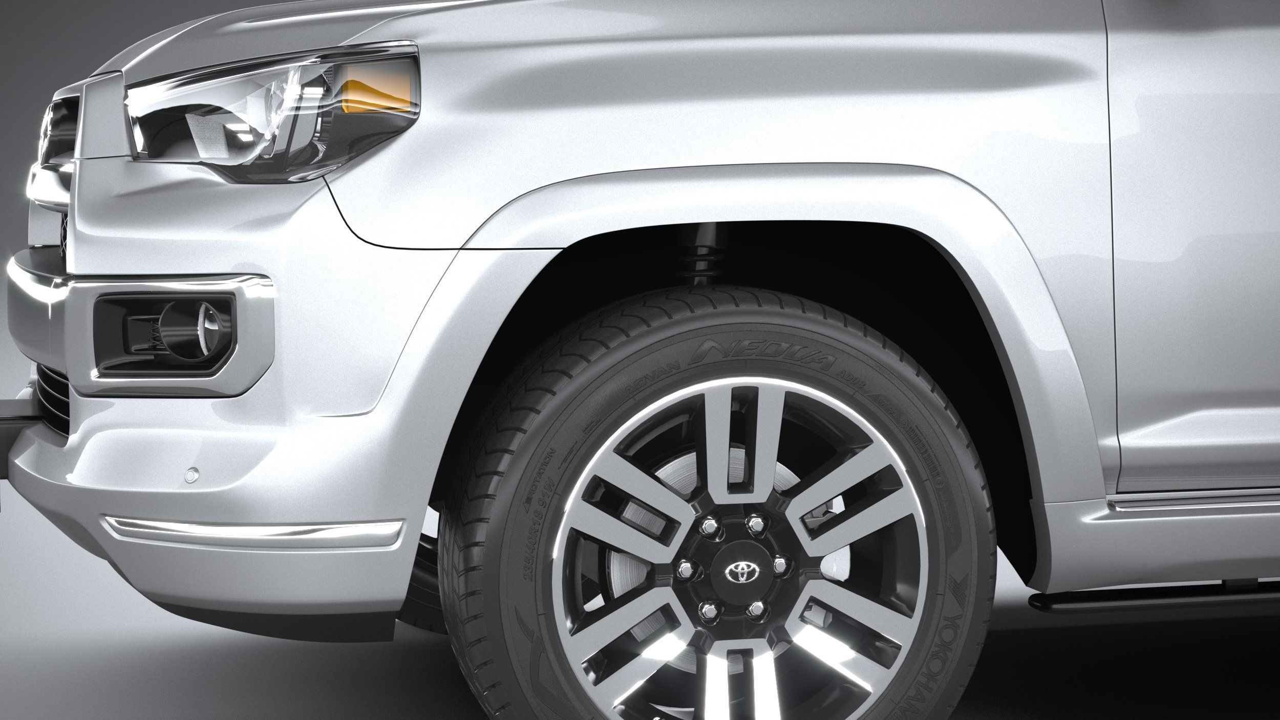 Toyota 4Runner Limited 2023 3D model_3