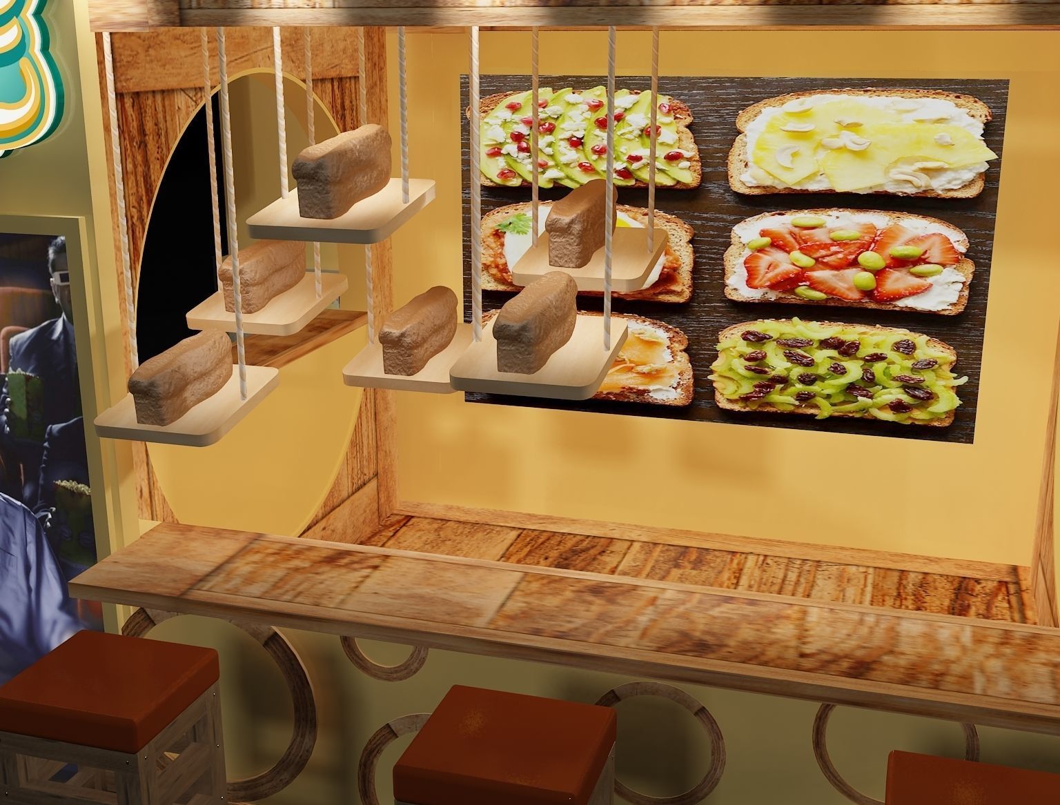  Booth Exhibition Stand a103 3D model_17