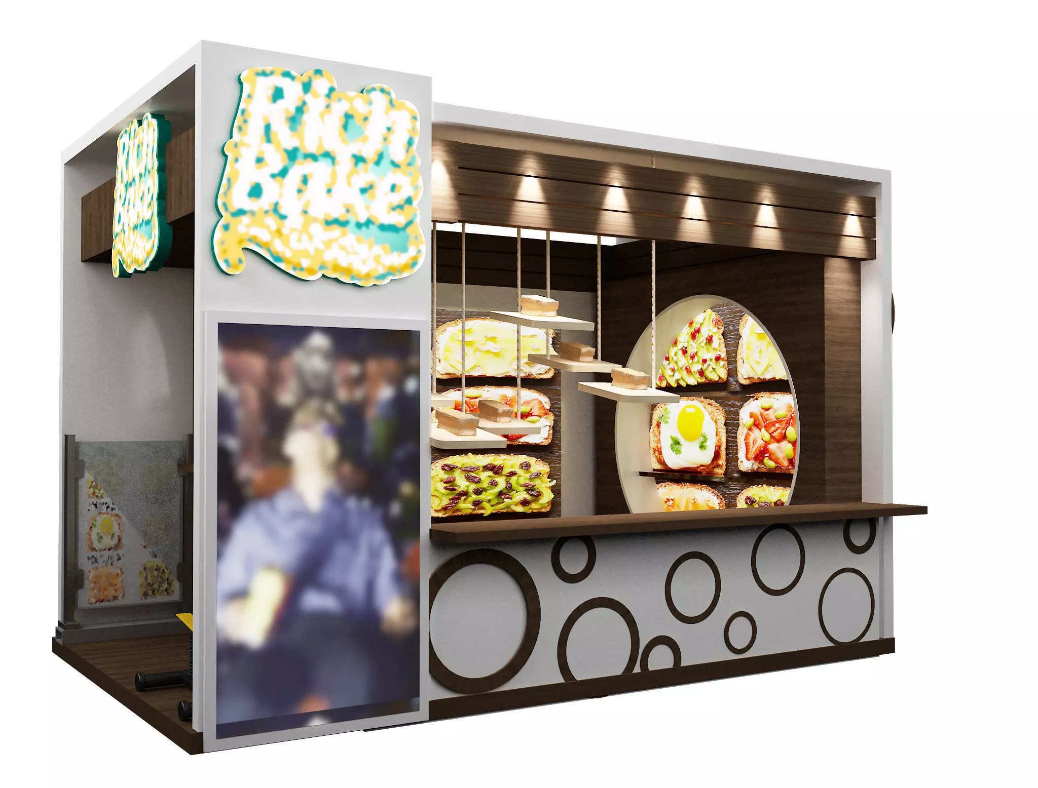  Booth Exhibition Stand a103 3D model_0