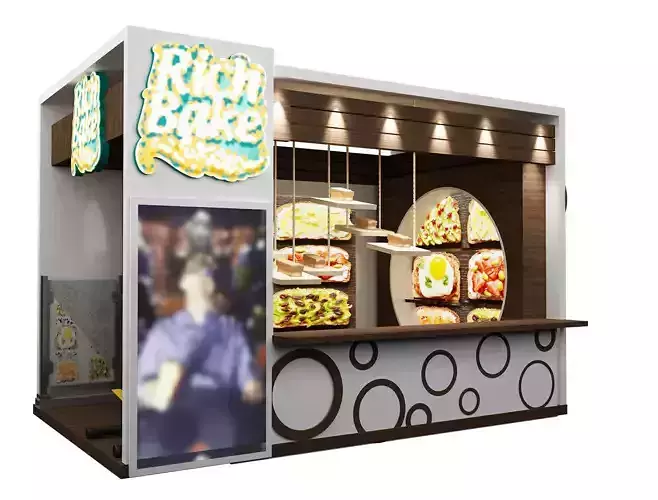  Booth Exhibition Stand a103 3D model
