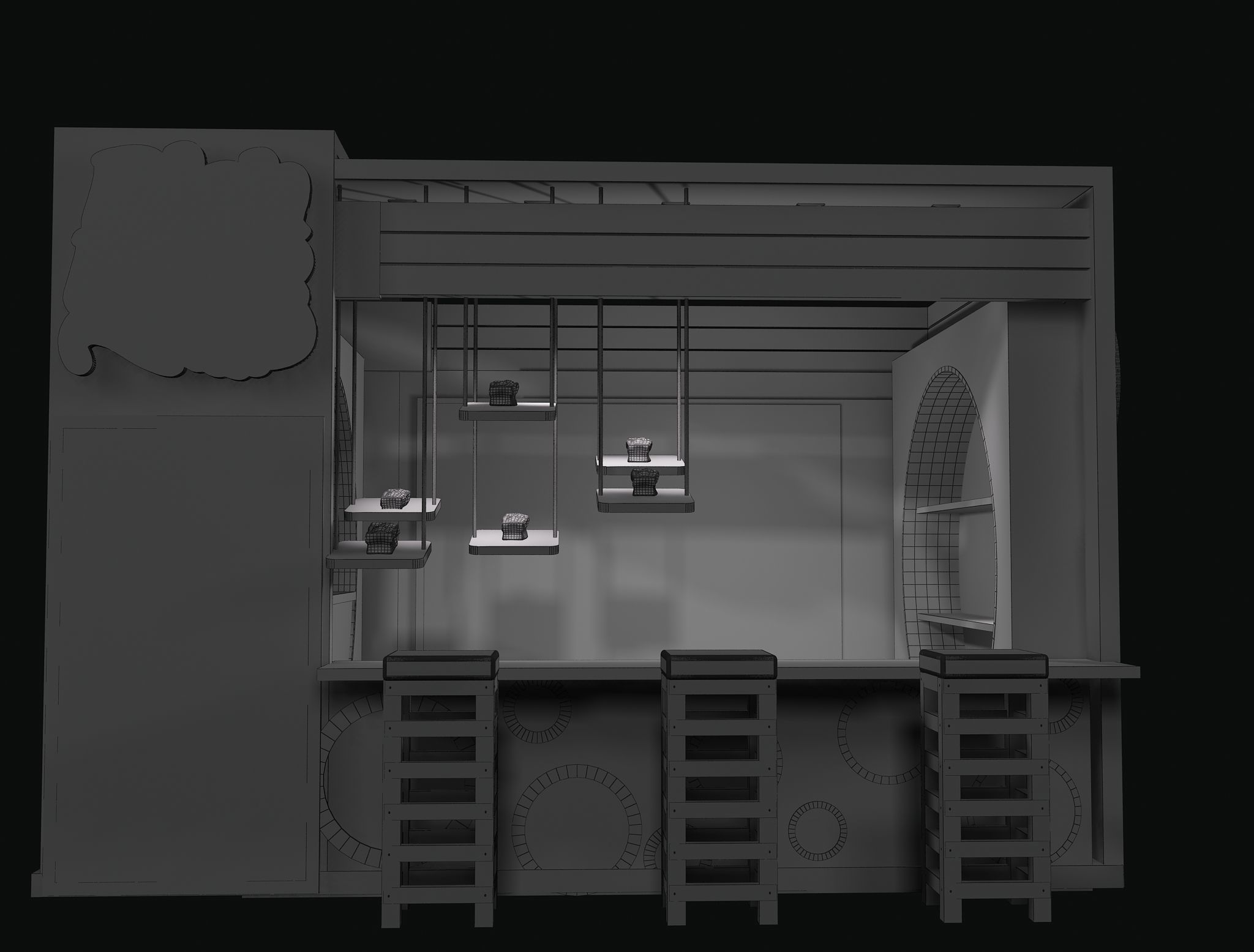  Booth Exhibition Stand a103 3D model_15