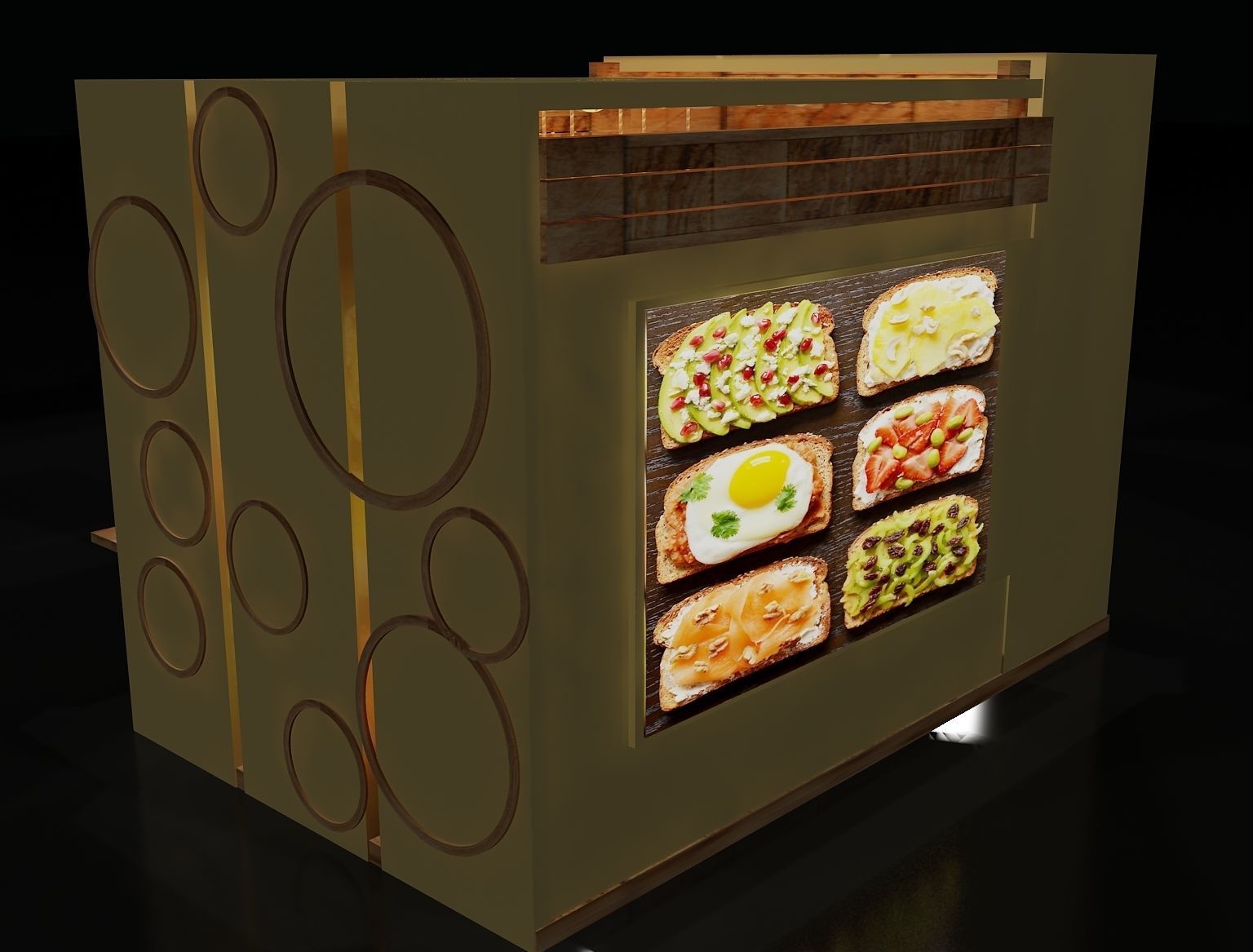  Booth Exhibition Stand a103 3D model_21