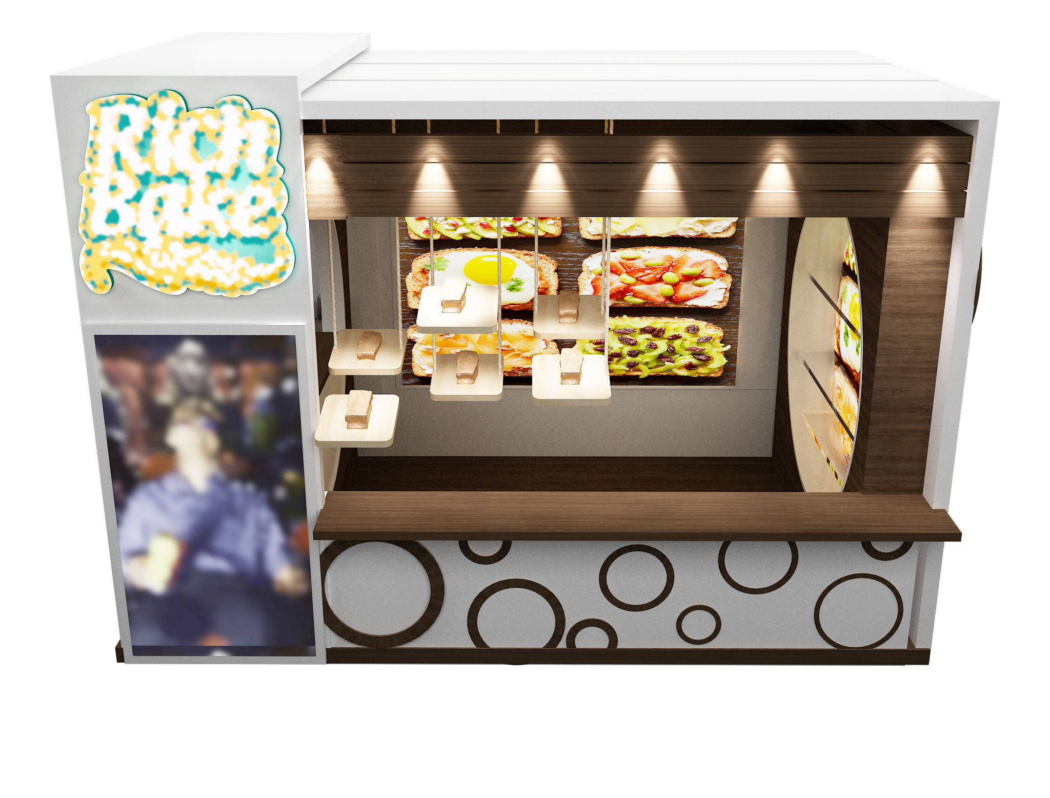  Booth Exhibition Stand a103 3D model_6