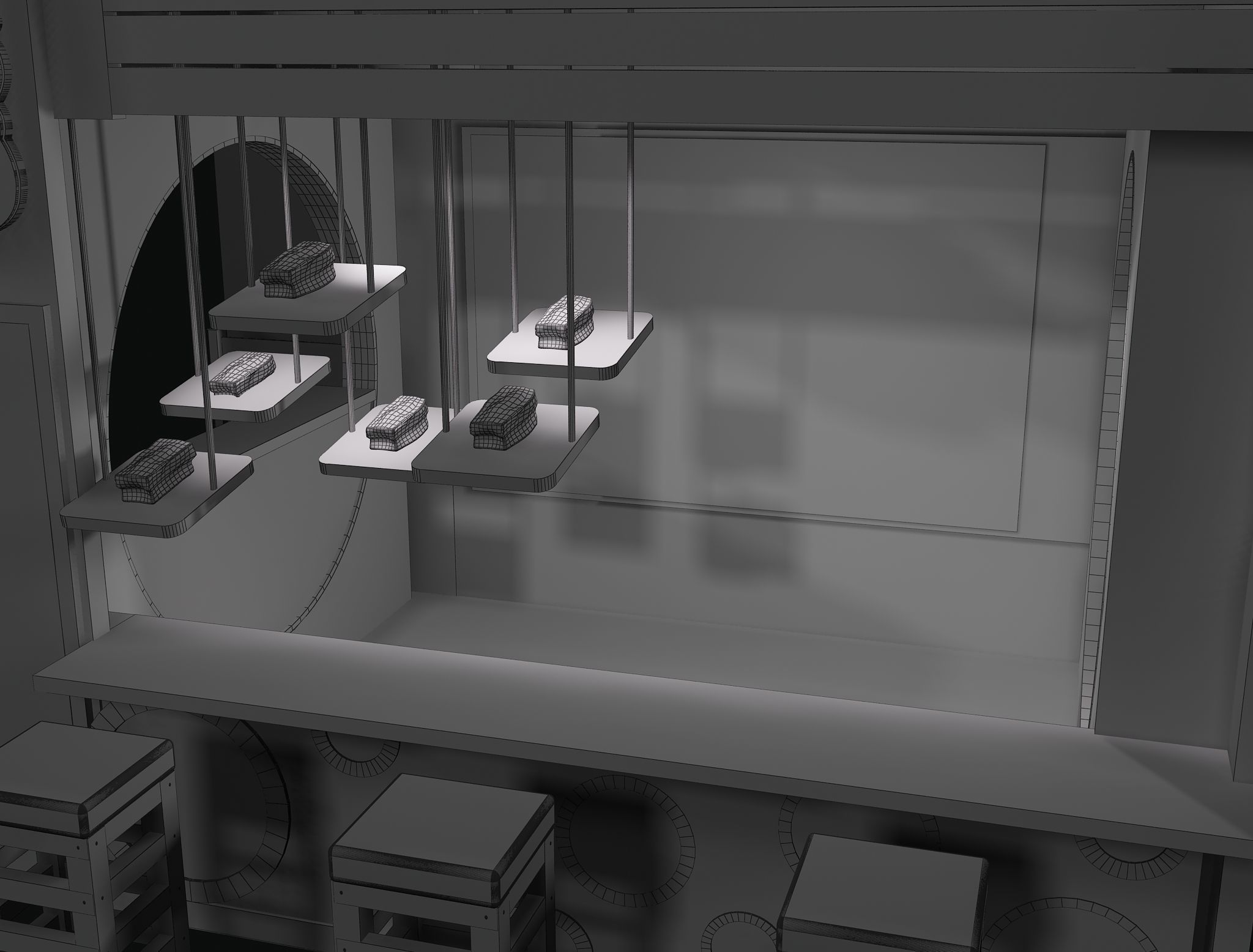  Booth Exhibition Stand a103 3D model_18