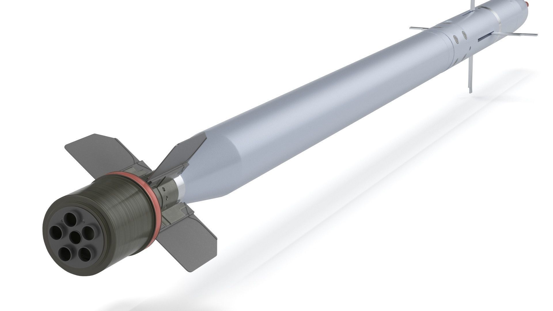 Missile Igla SA 18 Anti-Aircraft missile 3D model_2