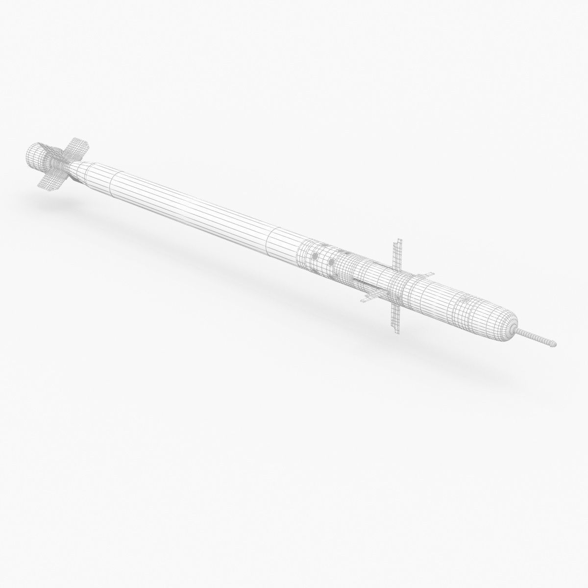 Missile Igla SA 18 Anti-Aircraft missile 3D model_32