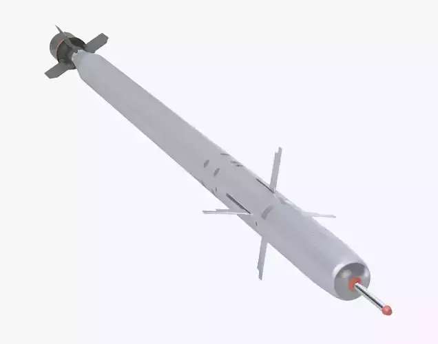 Missile Igla SA 18 Anti-Aircraft missile 3D model
