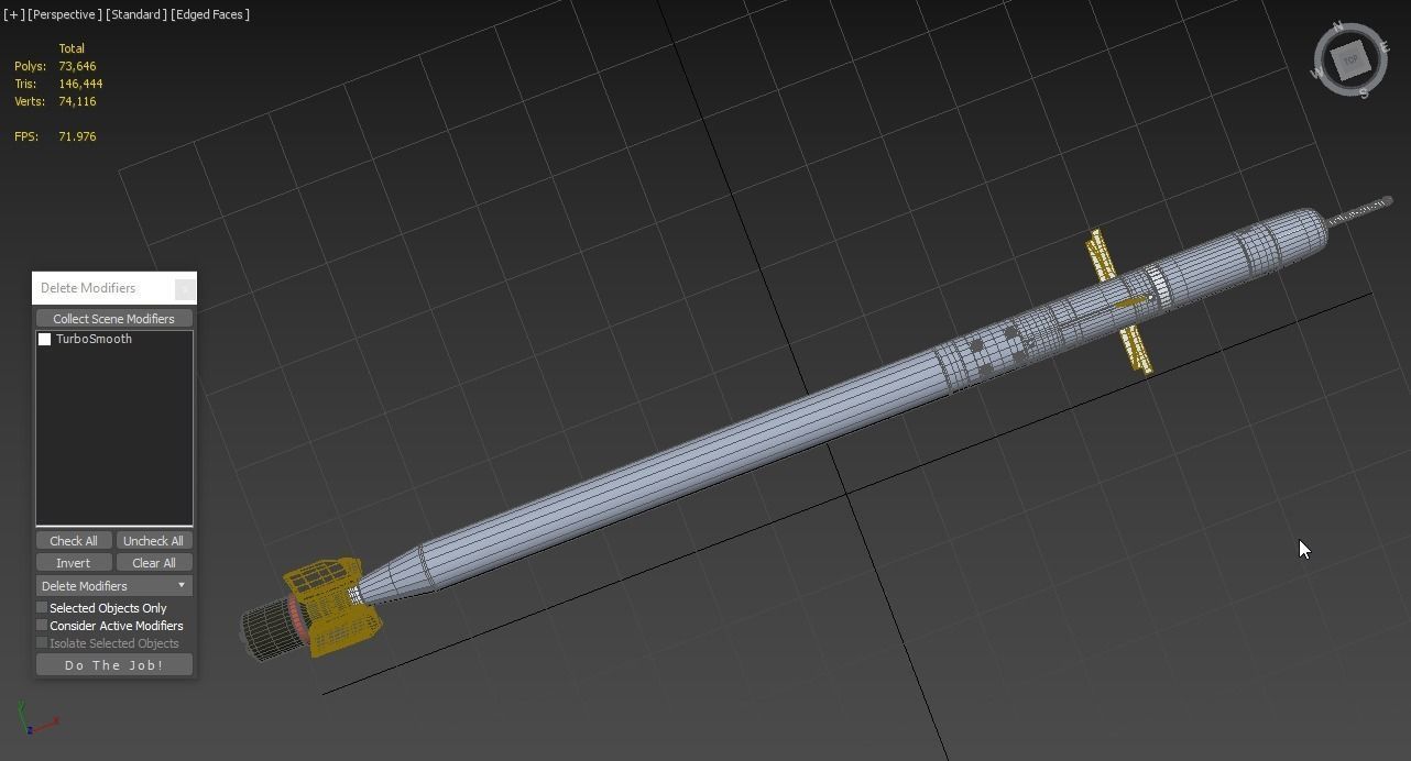 Missile Igla SA 18 Anti-Aircraft missile 3D model_6