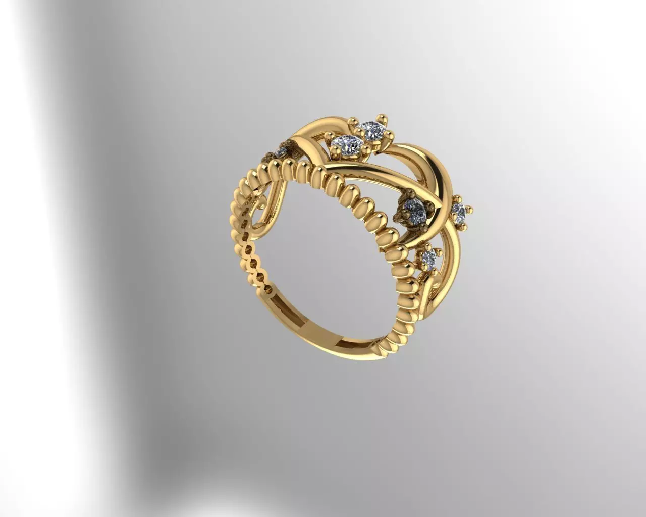 Ring Gold 3D print model_0