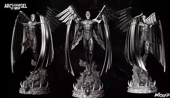 Wicked Marvel Archangel Sculpture Tested - ready for 3d printing