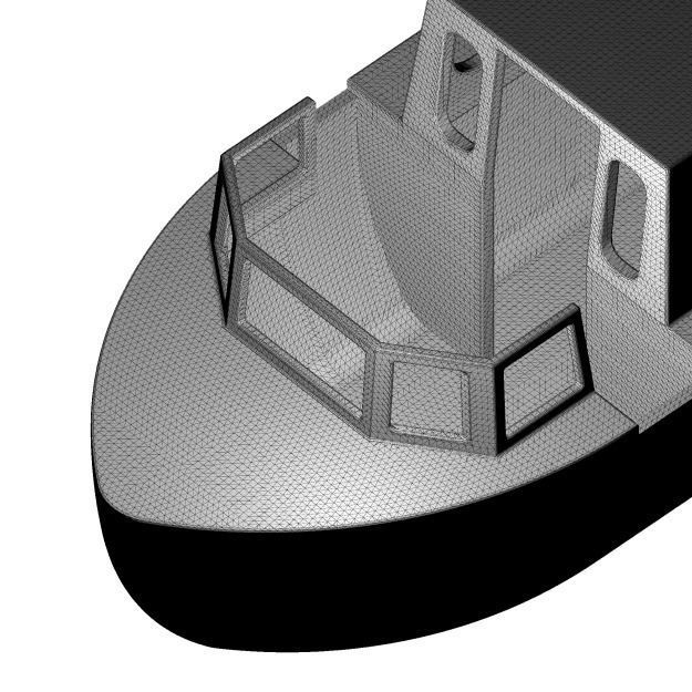 Recreational Boat Toy 3D model_7