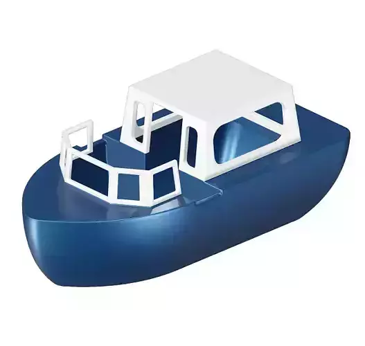 Recreational Boat Toy 3D model